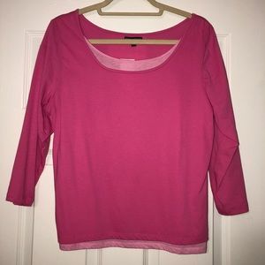 Debbie Morgan 3 quarter length layered top